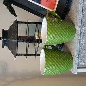 Crate&Barrel large coffee mugs